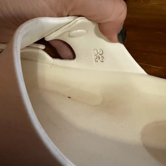 Birkenstock Women Arizona Essentials EVA Sandal White Rubber Size 39 US 8 - Picture 7 of 8